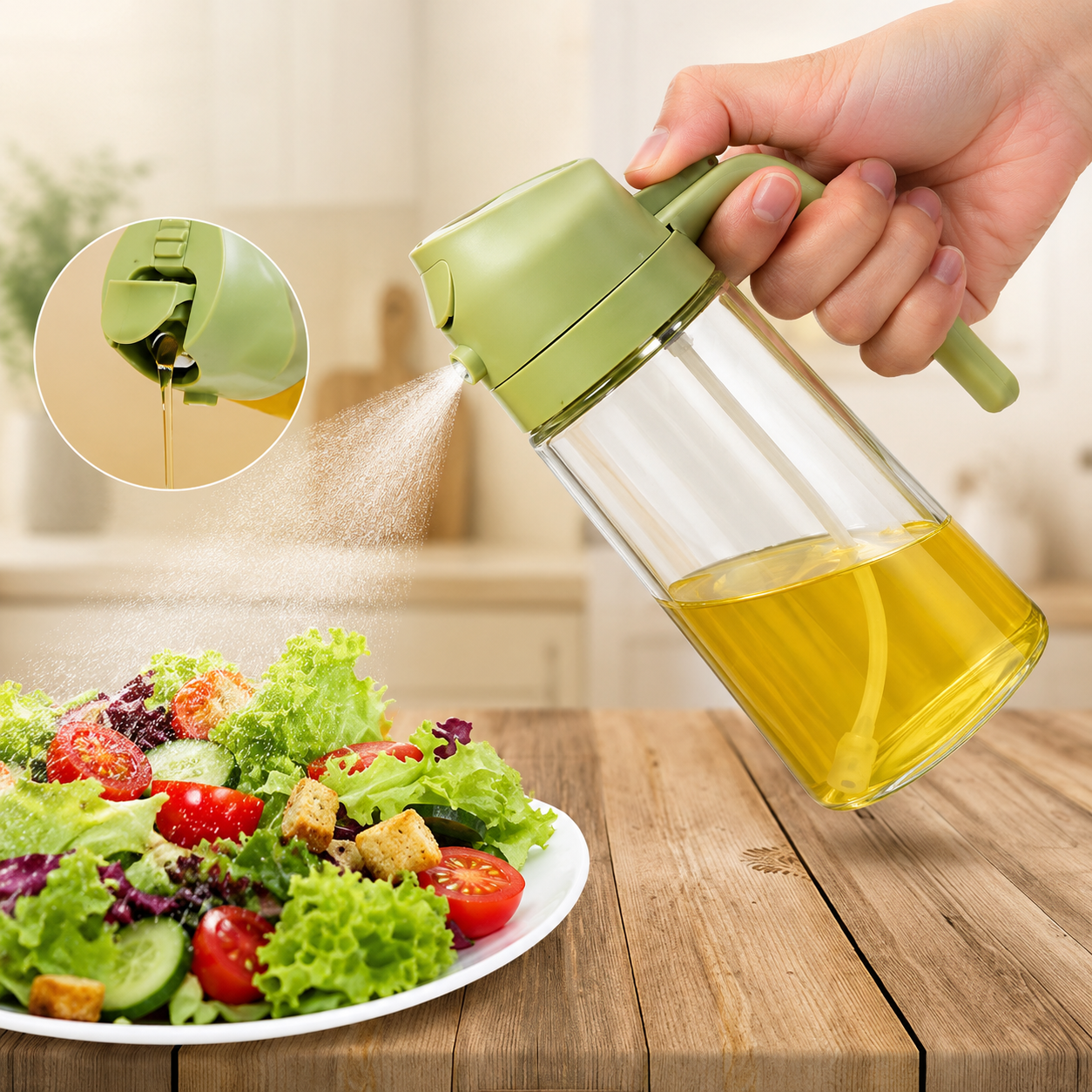 2-in-1 Glass Dispenser Spray Bottle - Image 8