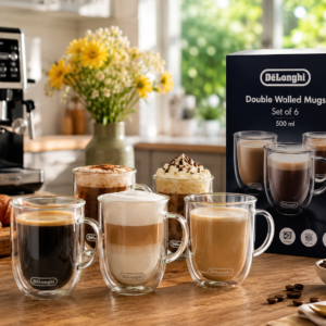 De’Longhi Coffee Mugs (Set of 6)