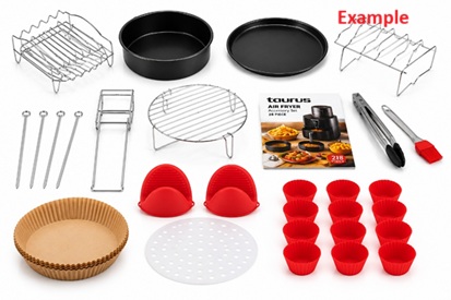 Taurus 6 Piece Kitchen Bundle with 3.6L Digital Air Fryer - Image 3
