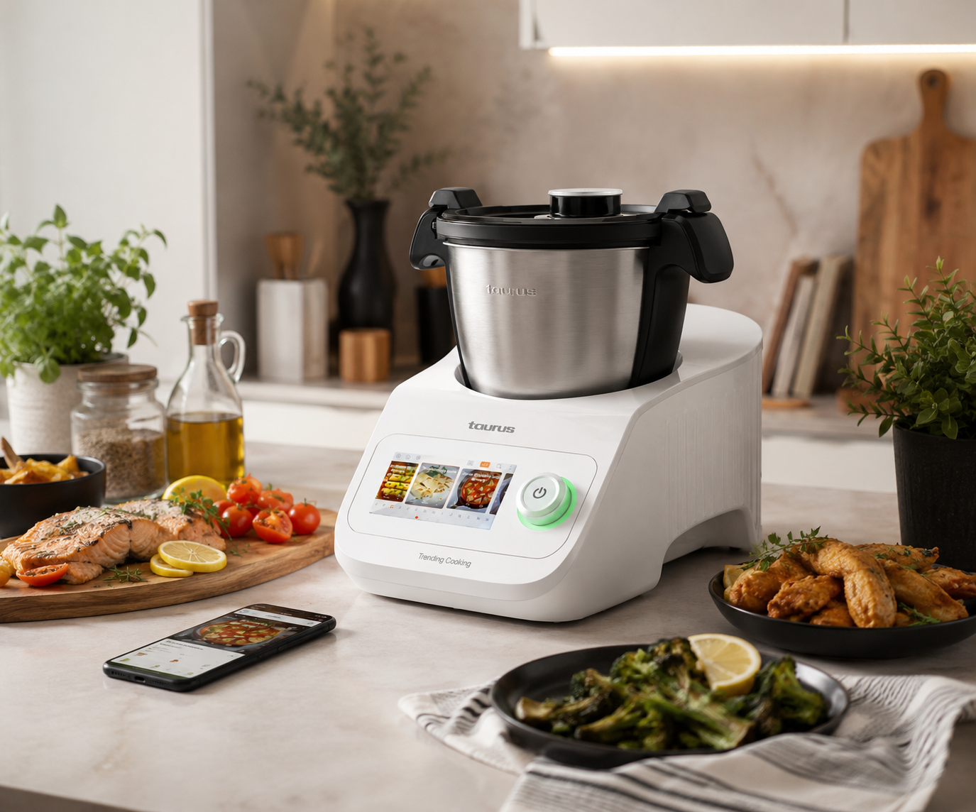 Taurus Trending Cooking Smart Kitchen Machine | Wi-Fi | 3.5L | 1300W - Image 4