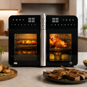 Dual Air Fryer Oven with Rotisserie