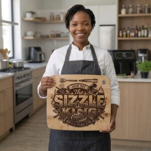 Personalized Laser Engraved Bamboo Cutting Board